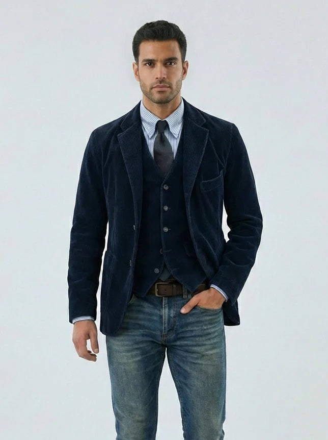 Tommy™ | Conjunto de 2 piezas: blazer y chaleco