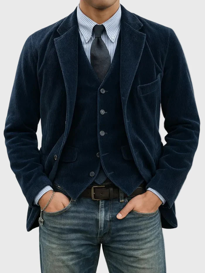 Tommy™ | Conjunto de 2 piezas: blazer y chaleco
