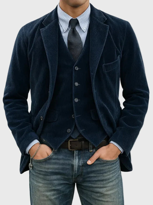 Tommy™ | Conjunto de 2 piezas: blazer y chaleco