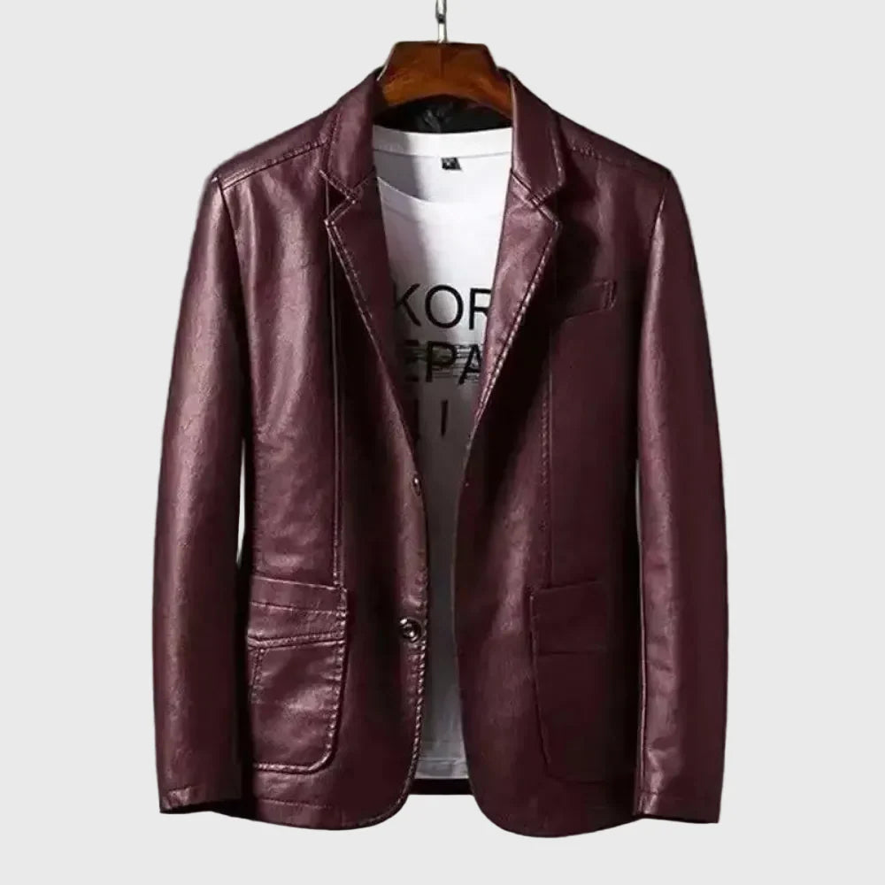 Chaqueta de cuero Premium