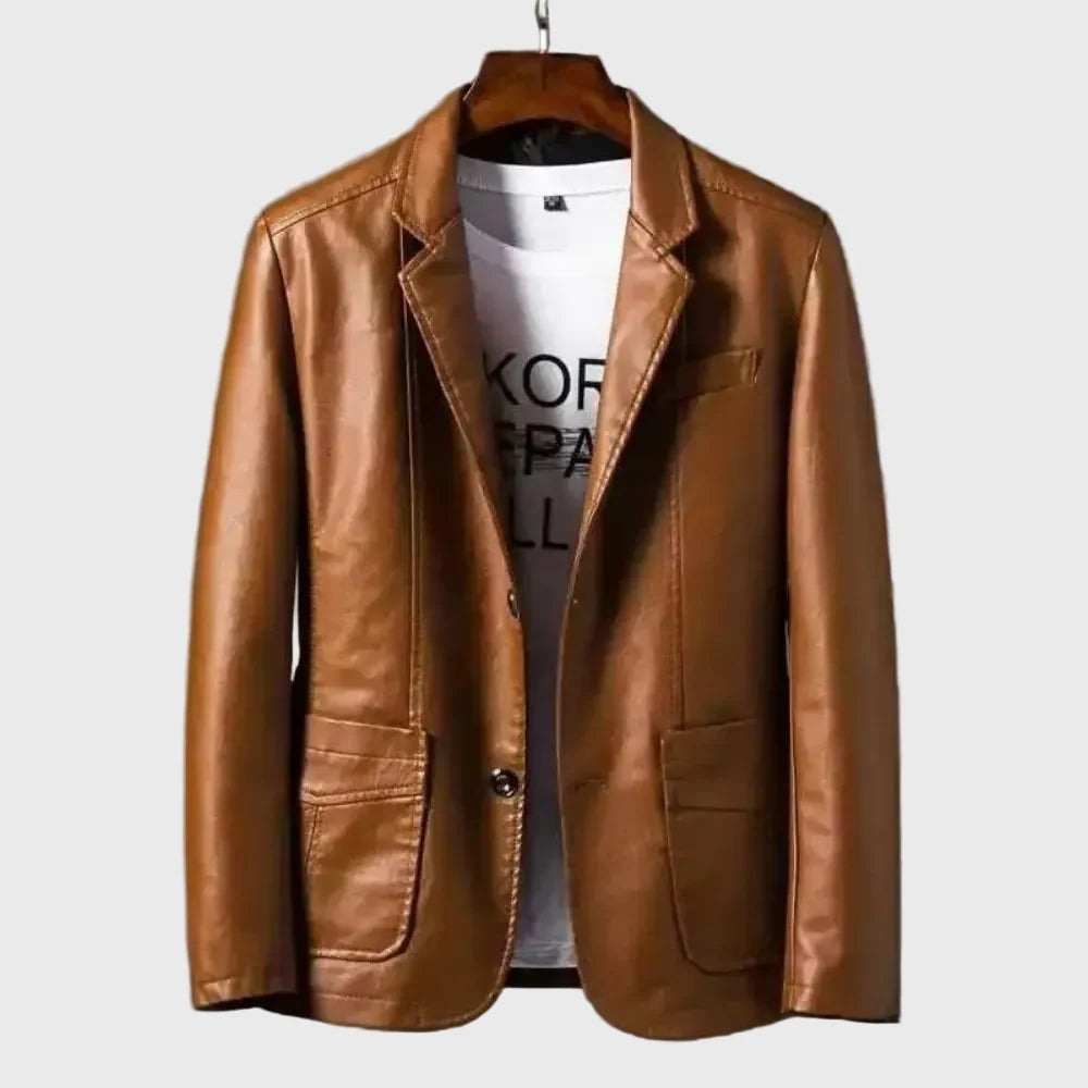 Chaqueta de cuero Premium
