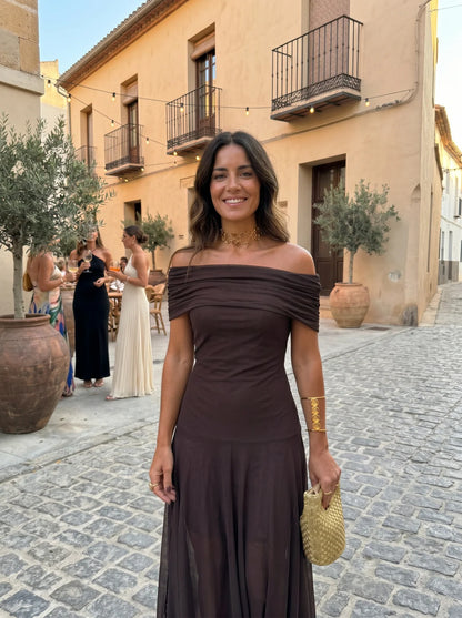 Carla | Vestido maxi elegante y sencillo