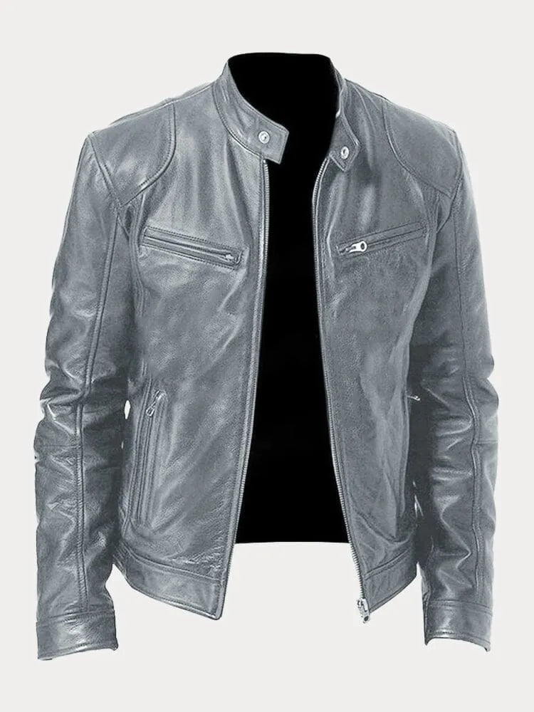 Chaqueta de cuero signature