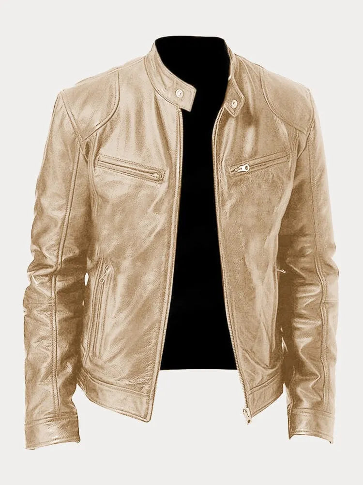 Chaqueta de cuero signature