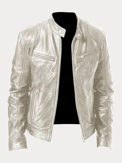 Chaqueta de cuero signature