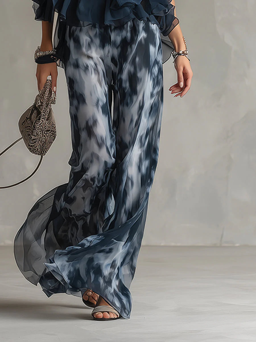 Ludovica™ - Conjunto de Blusa Halter y Pantalón