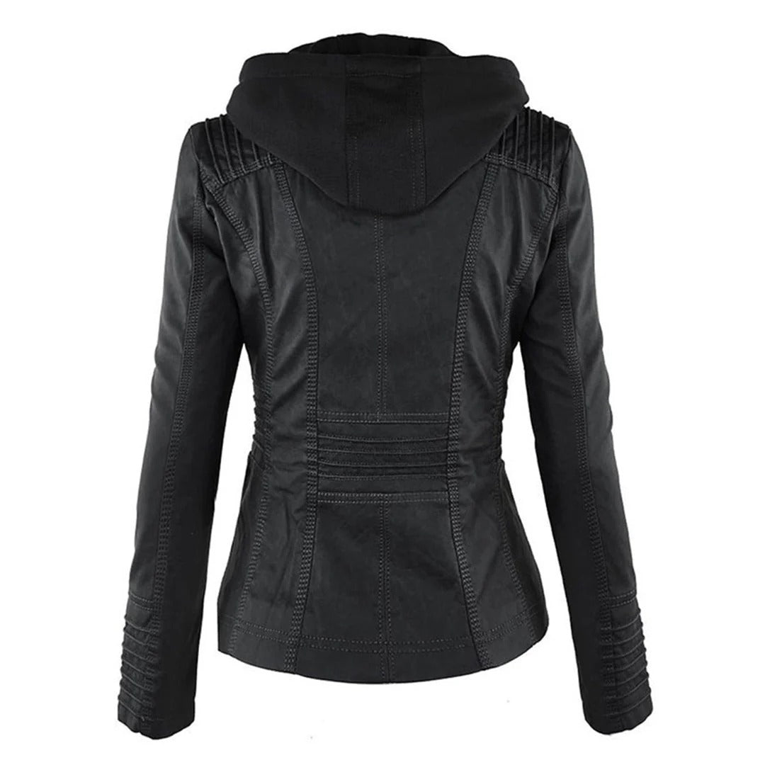 Monika™ | Chaqueta de cuero robusta y elegante