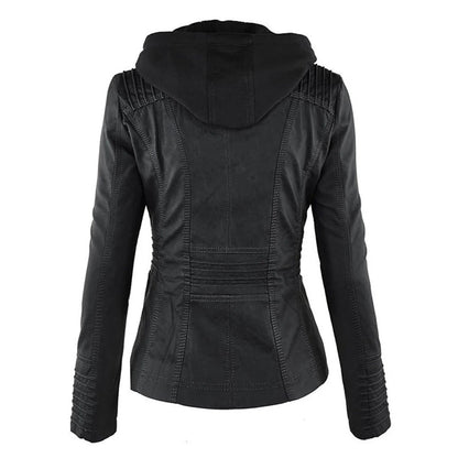 Monika™ | Chaqueta de cuero robusta y elegante