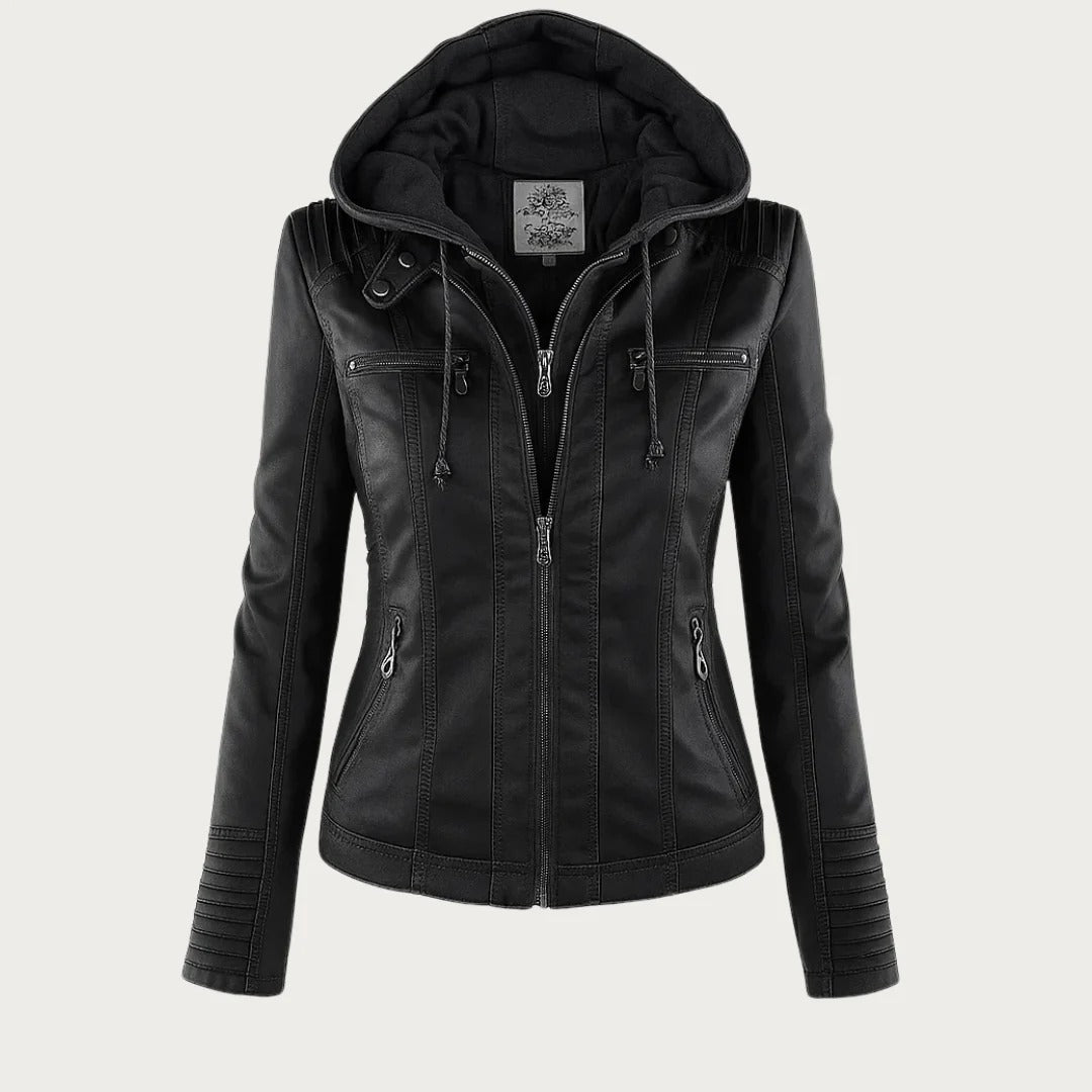 Monika™ | Chaqueta de cuero robusta y elegante