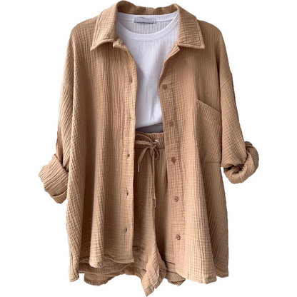 Monique™ | Conjunto de dos piezas de algodón