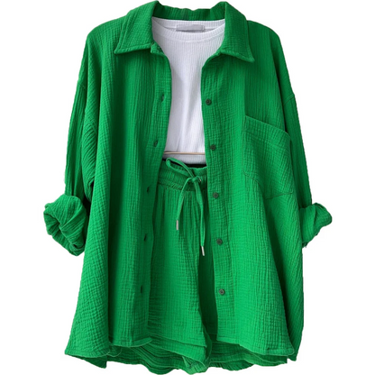 Monique™ | Conjunto de dos piezas de algodón