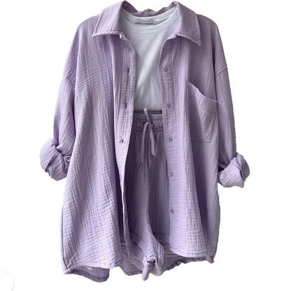 Monique™ | Conjunto de dos piezas de algodón