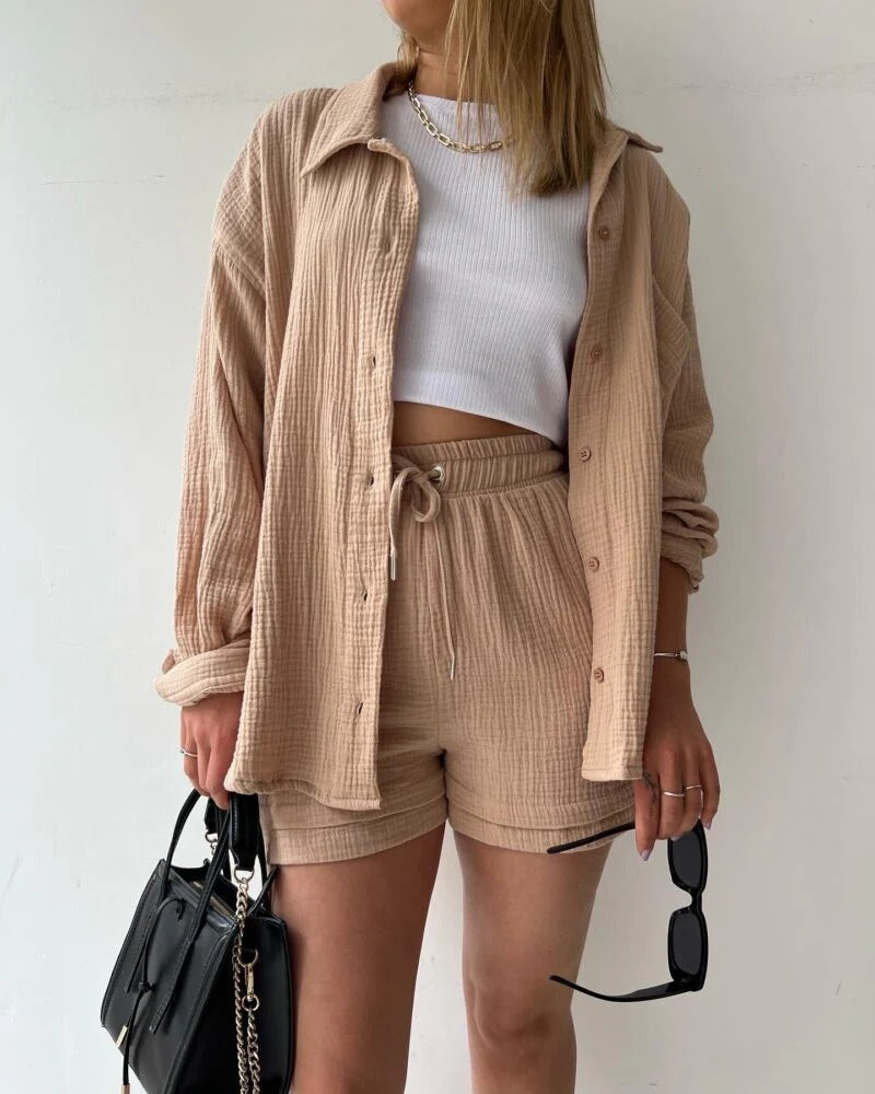Monique™ | Conjunto de dos piezas de algodón