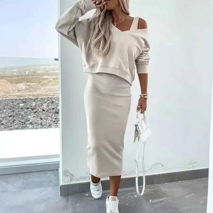 Edith™ | Conjunto de vestido de dos piezas