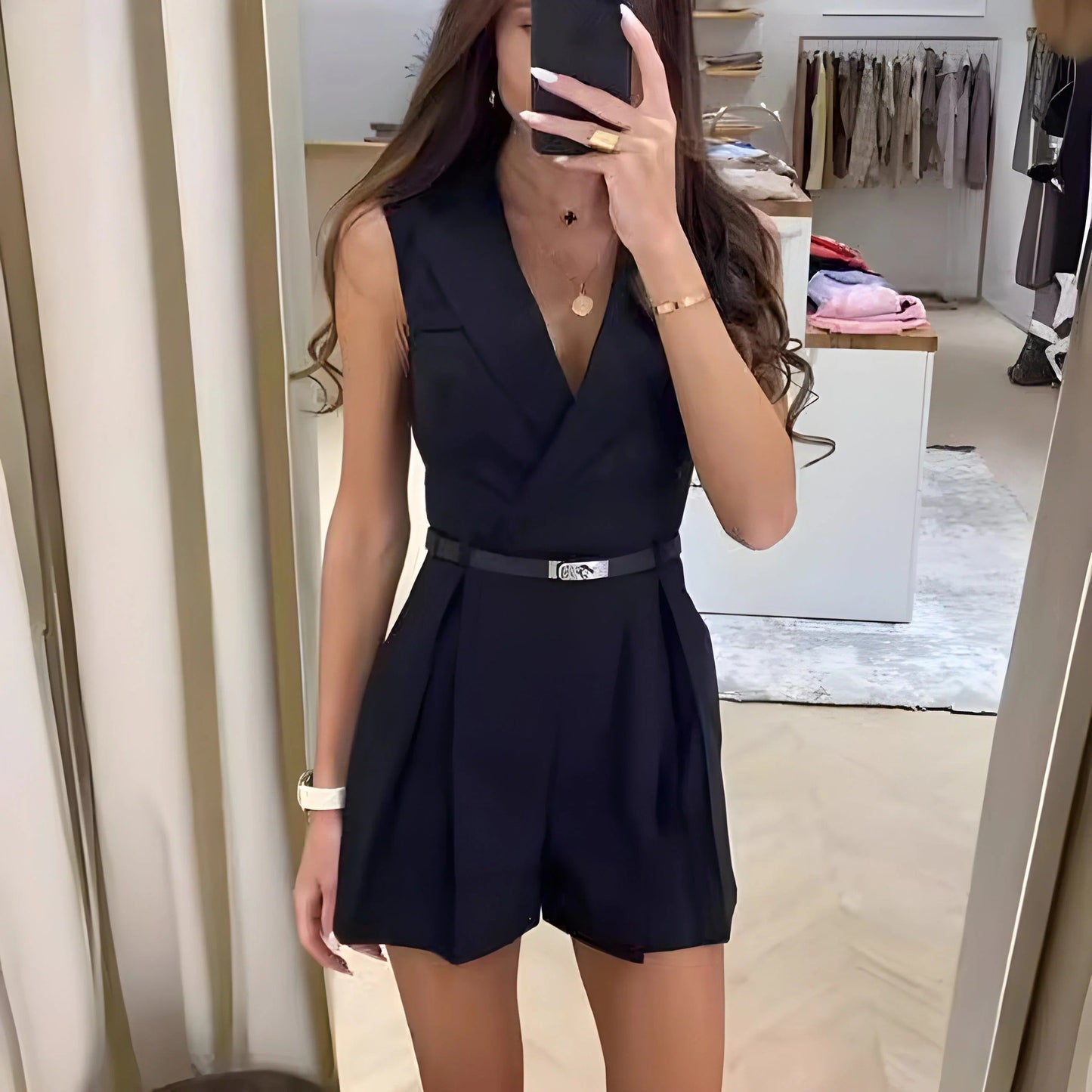 Cheska™ | Elegante mono sin mangas
