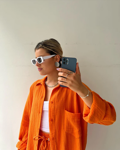 Monique™ | Conjunto de dos piezas de algodón