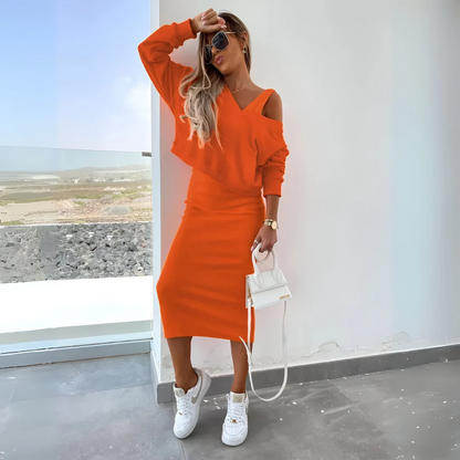 Edith™ | Conjunto de vestido de dos piezas