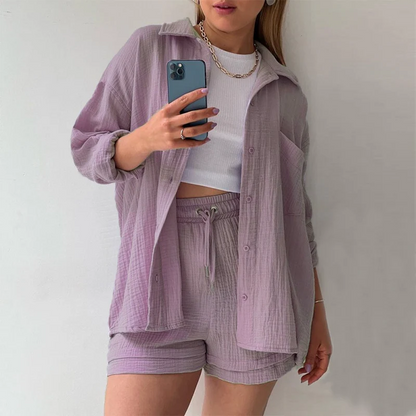 Monique™ | Conjunto de dos piezas de algodón